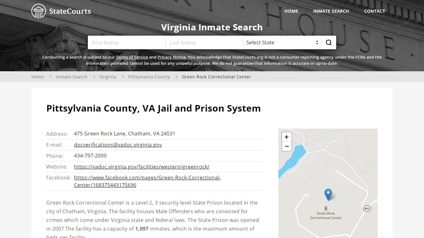 Green Rock Correctional Center Inmate Records Search, Virginia ...